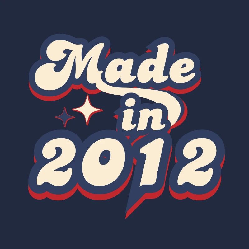 Made in 2012 retro