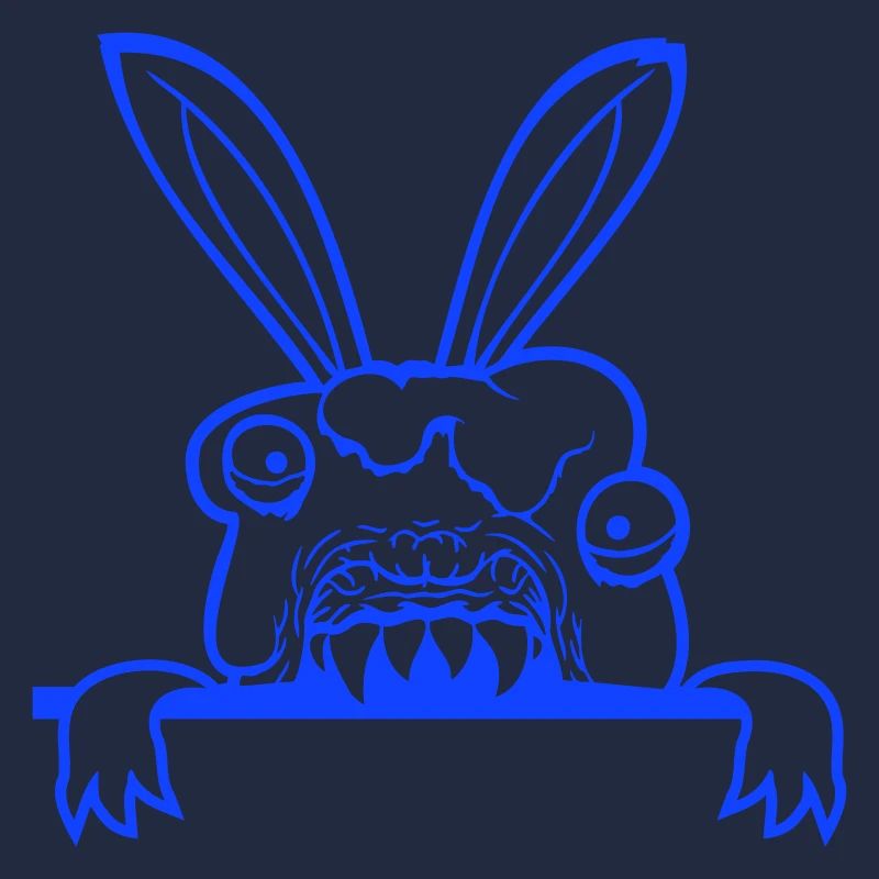 Bunny Monster Evil Cool Halloween Horror