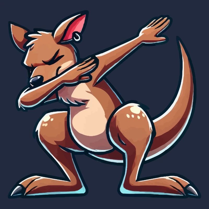 kangaroo dabbing