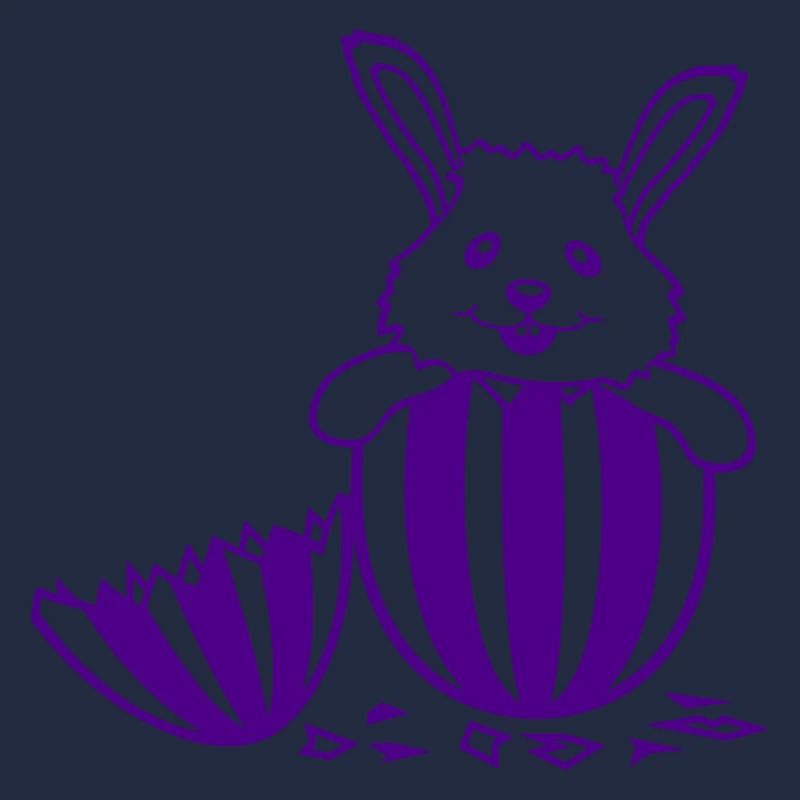 Bunny Easter Egg Easter Bunny Hatched Baby Child