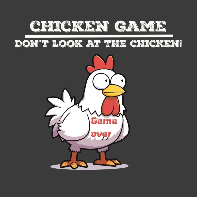 Chicken game white