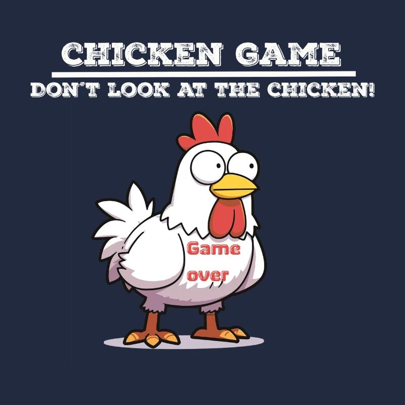 Jeu de poulet blanc