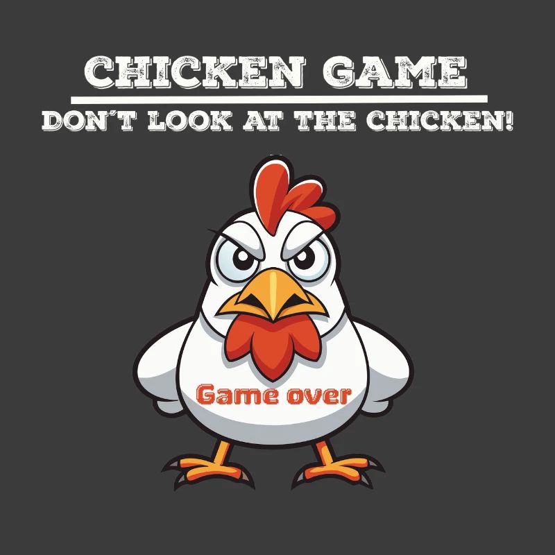 Chicken game white