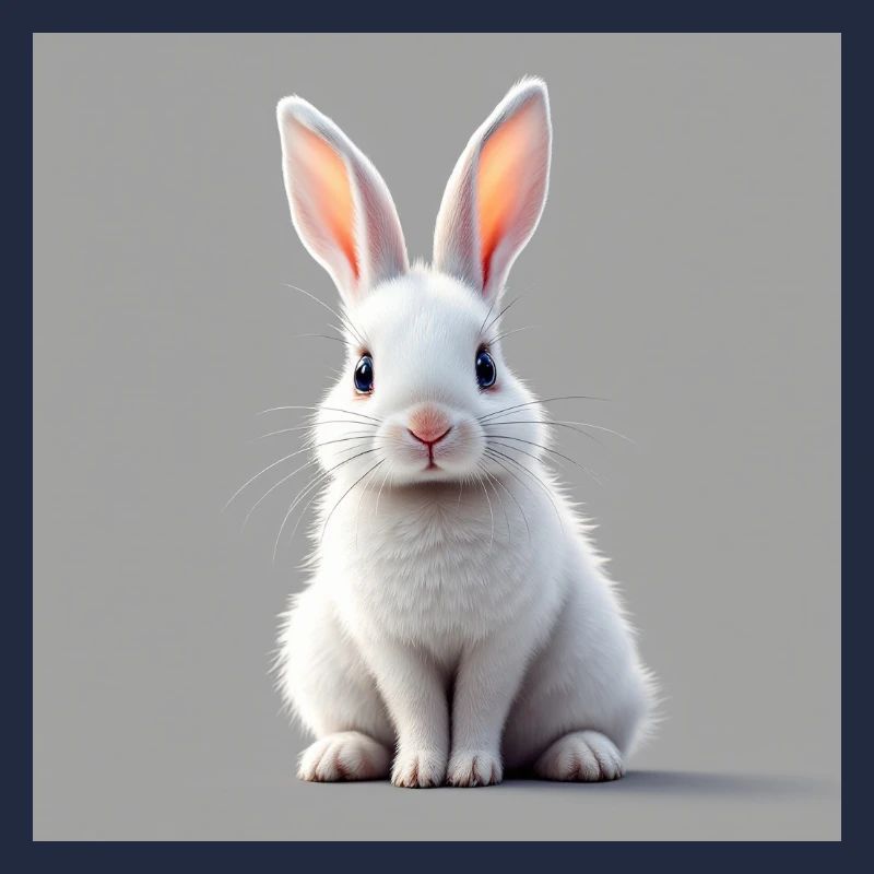 Easter rabbit white