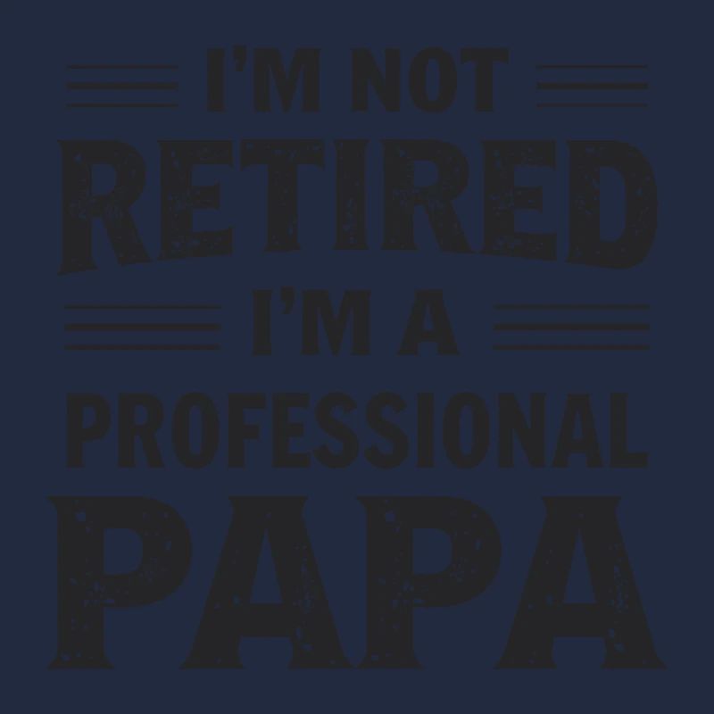 Papa professionnel Pas de pension de retraite Retraité