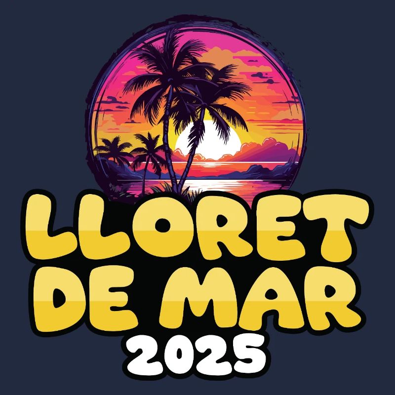 Lloret de Mar 2025 Palm Trees Multicoloured