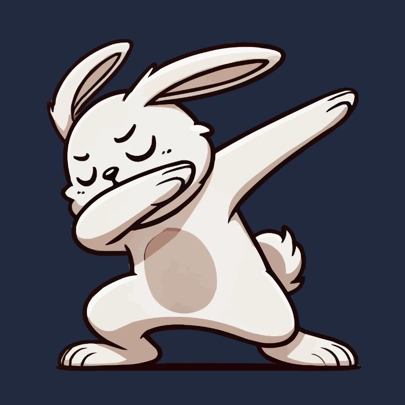 hase rabbit dabbing