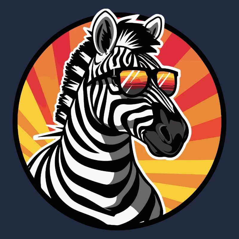 Zebra Comic Cool Summer