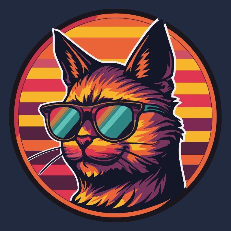 Cat Comic Cool Summer