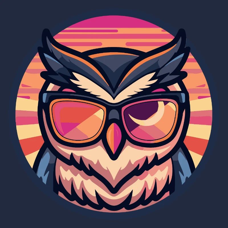 Owl Comic Cool Summer