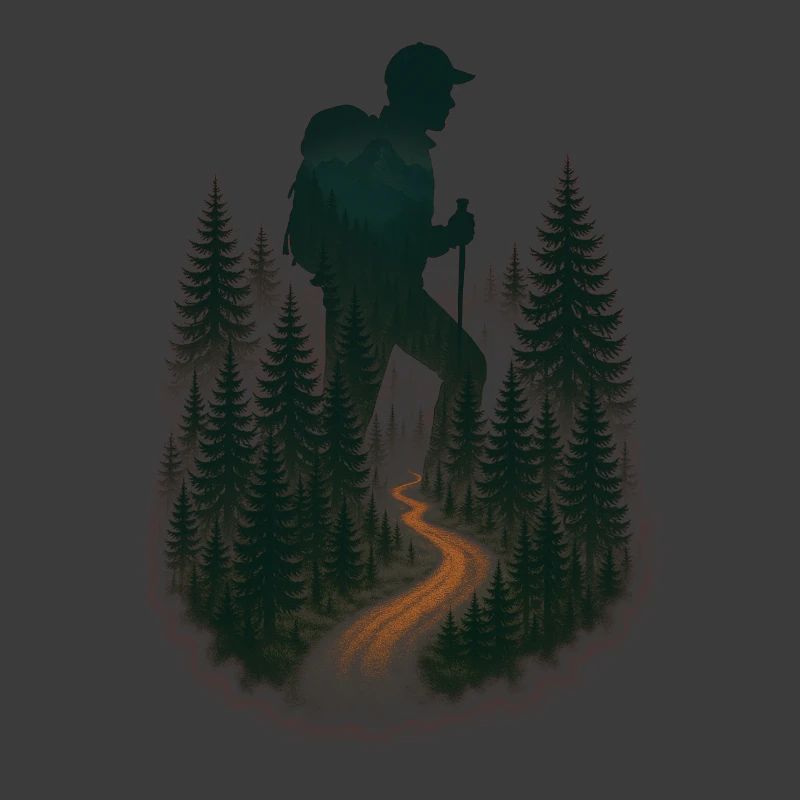 Cooler Wandermuster - Bergwanderungen