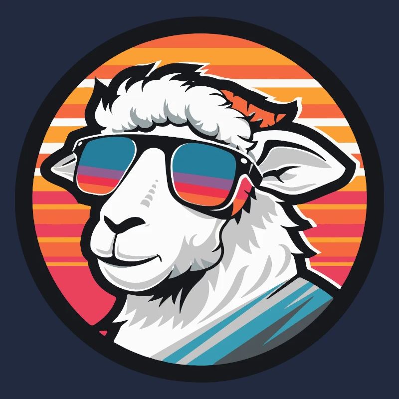 Sheep Comic Cool Summer