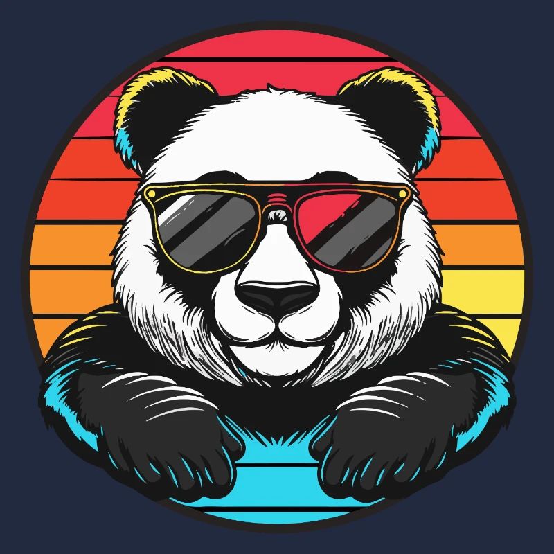 Panda Comic Cool Summer