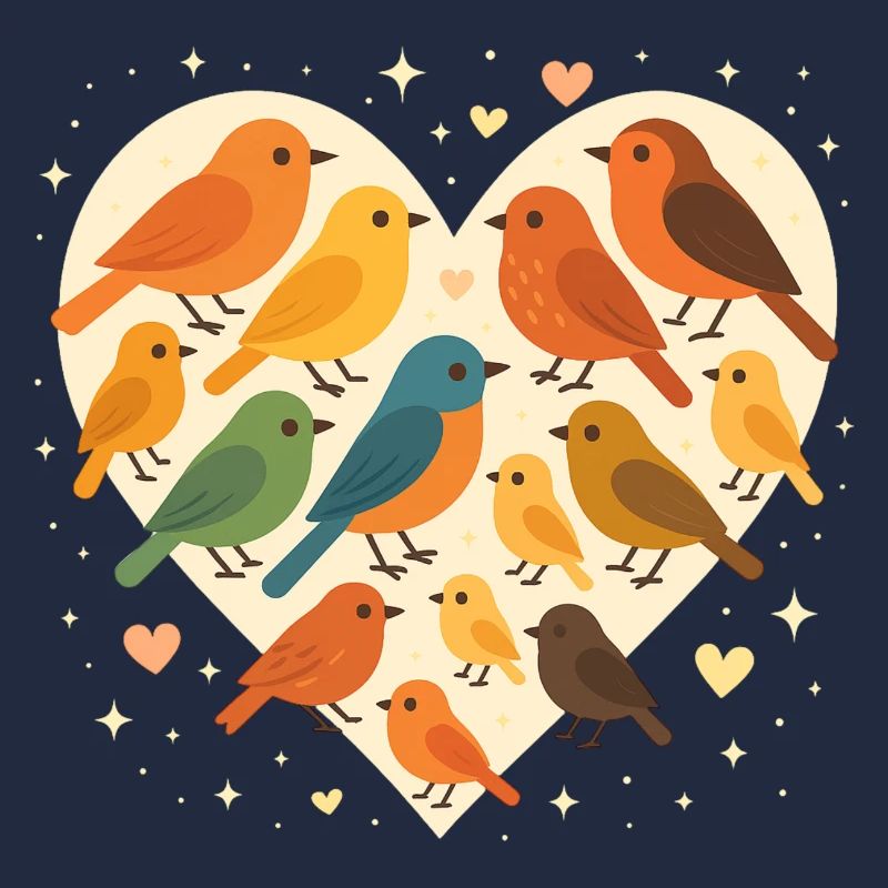 Oiseaux et papillons