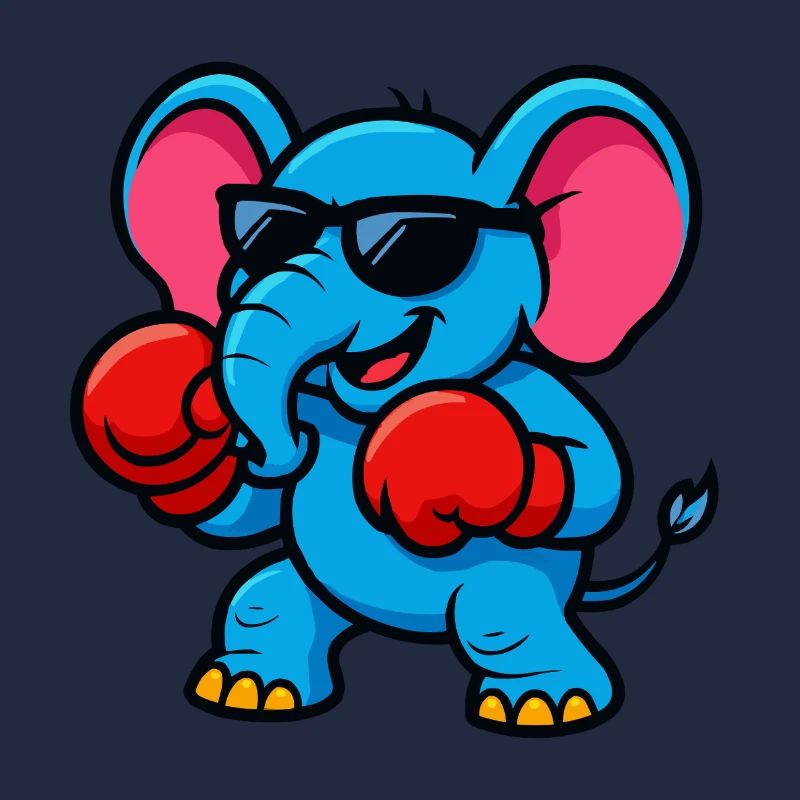 Boxer éléphant