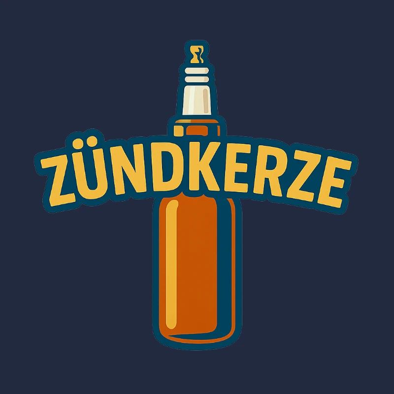 Zündkerze in Bier