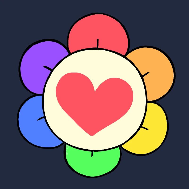 Dandy Rainbow Flower