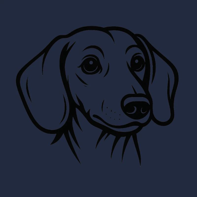 TinyPaws Black & White Edition Dackel Style b