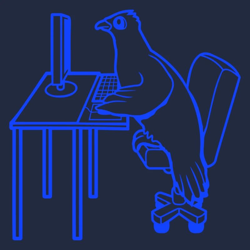 Pigeon Works Office Computer Keyboard Mouse Gamer