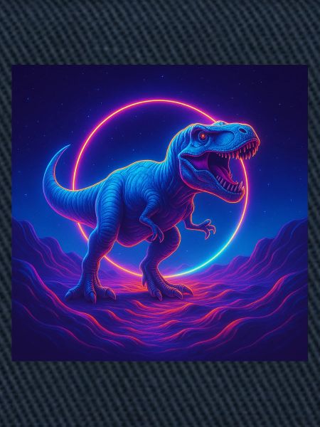 Neon Print Dino