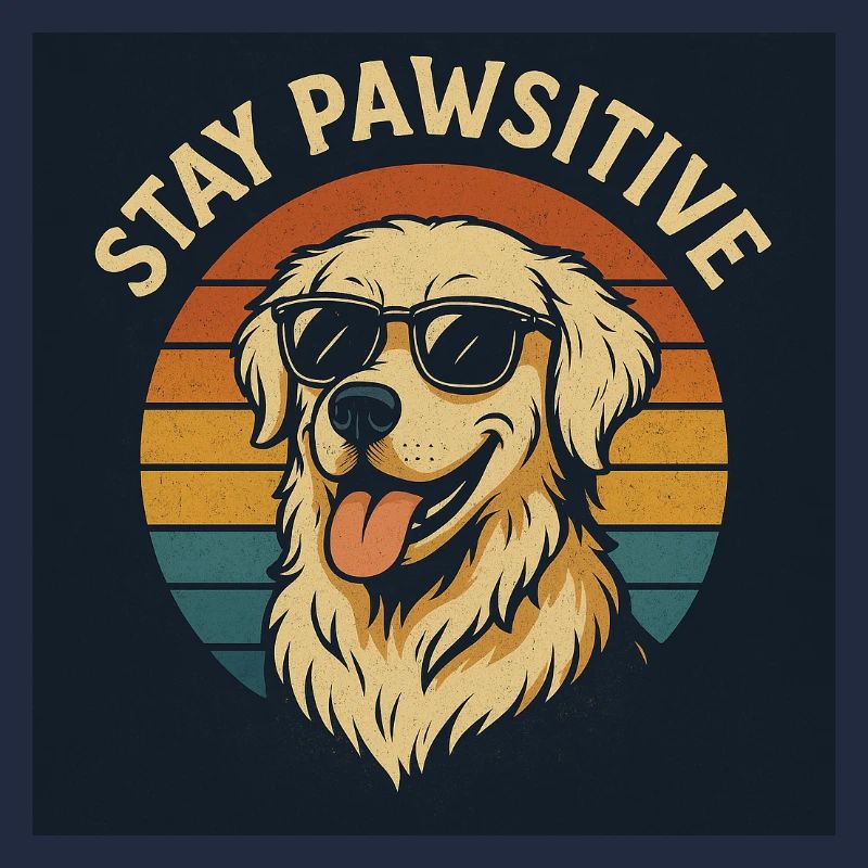 Stay Pawsitive Goldie
