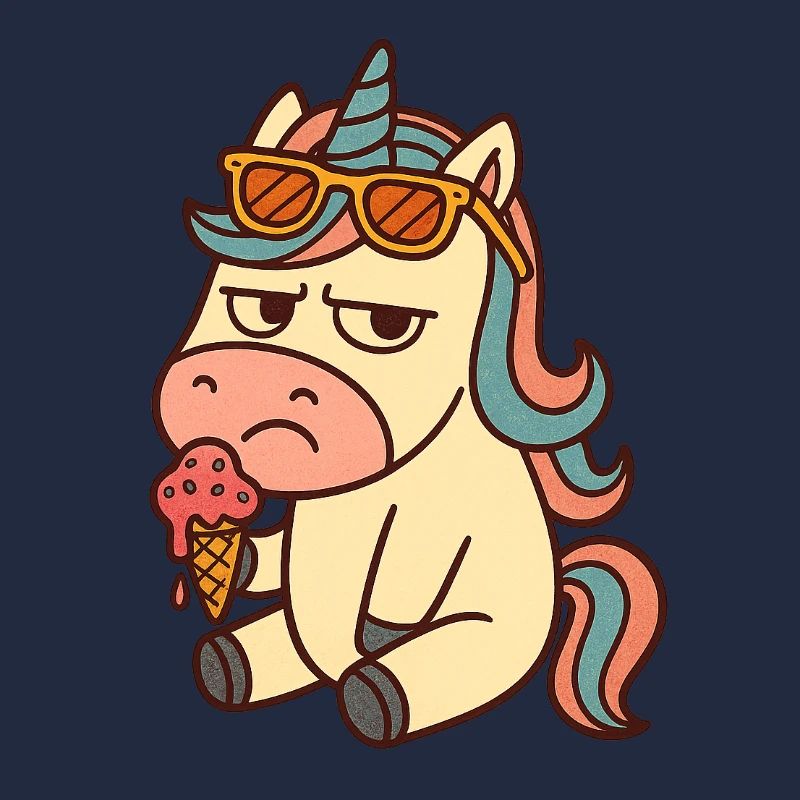 Einhorn mit Eis