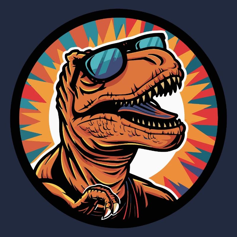 Dinosaur T-Rex Cool Comic