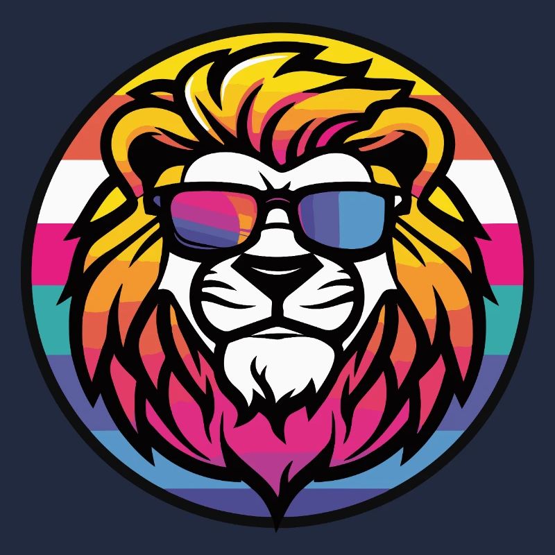 Lion Bande Dessinée Cool