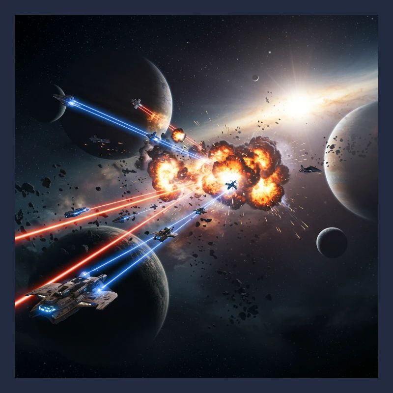 Illusion spatiale futuriste