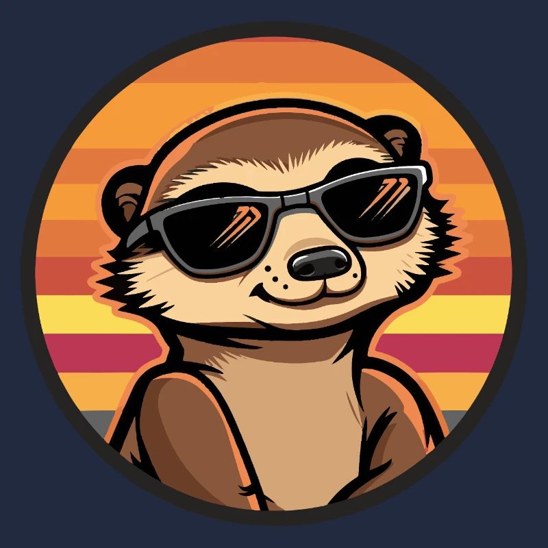 Suricate Bande dessinée cool
