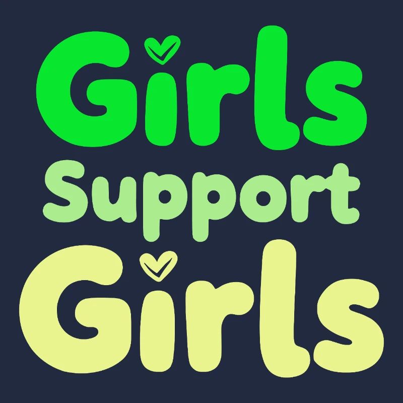 Filles Soutien Filles Déclaration Amitié