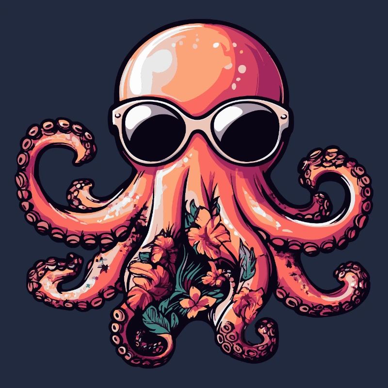 Octopus Comic Holiday