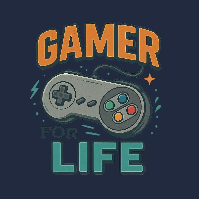 Gamer for Life – Retro Style Controller