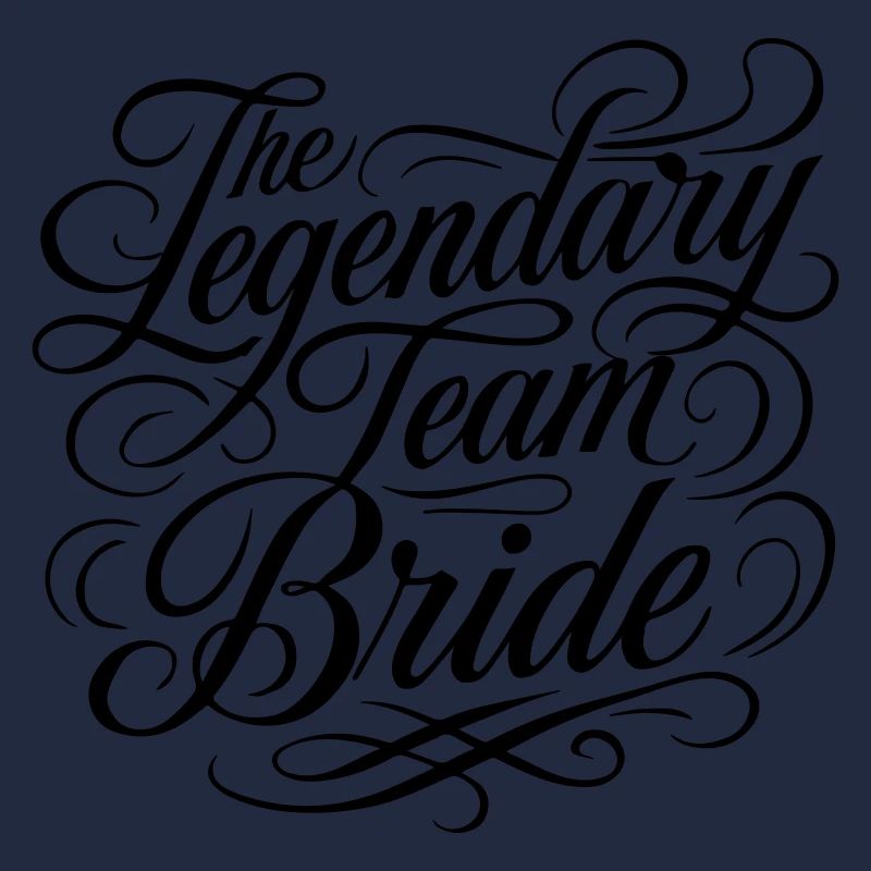 Team Bride Wedding Saying