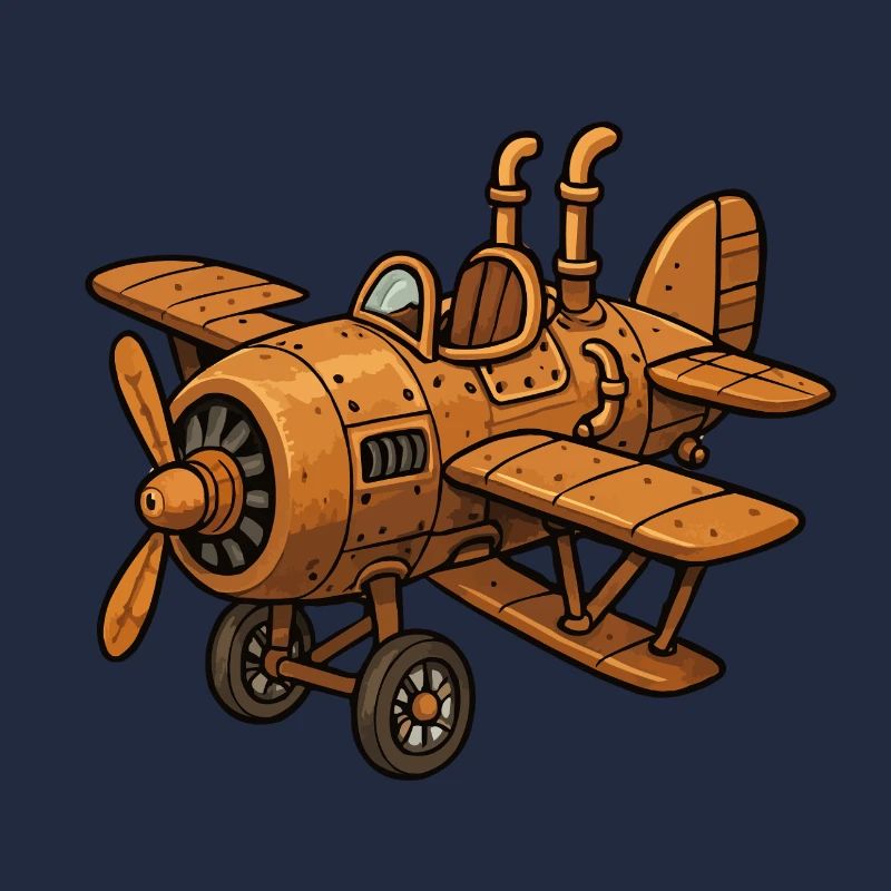 Avion Steampunk