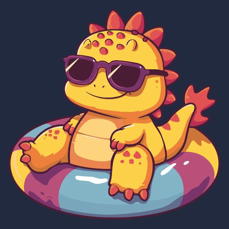 Dinosaurier stegosaurus Comic Cool