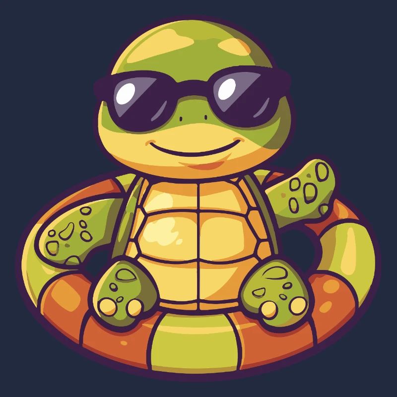 Turtle Comic Cool