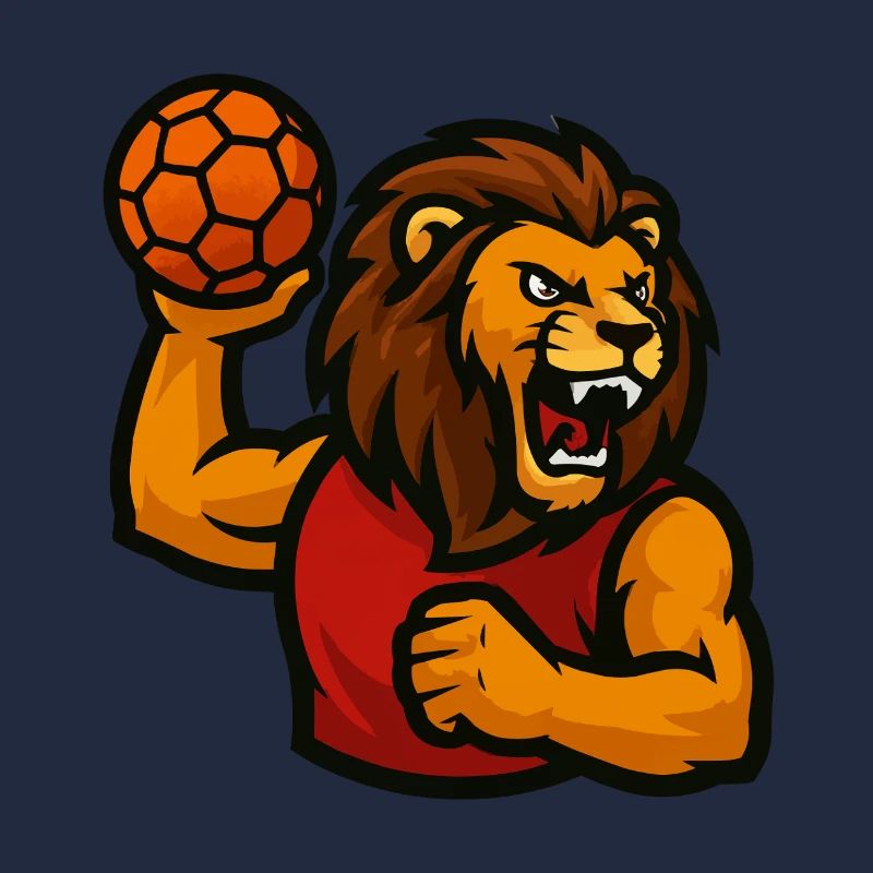 Löwe Handball comic