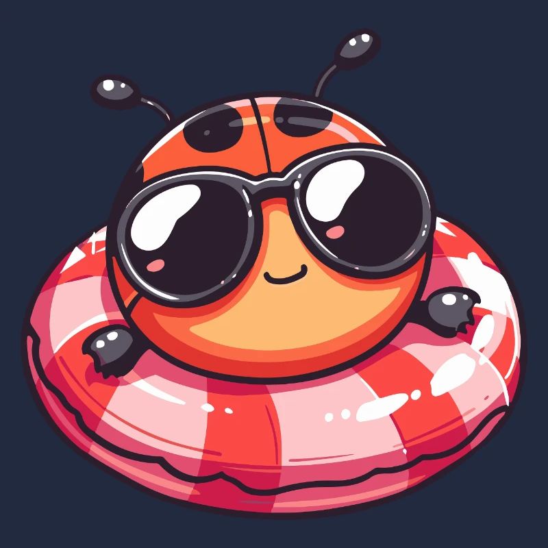 Marienkäfer Comic Cool