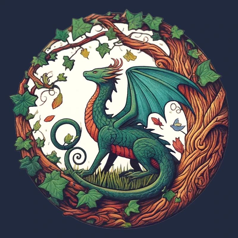 Verzauberter Efeu-Drache
