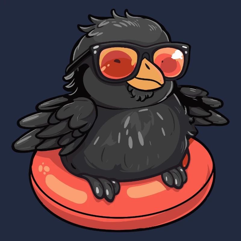 Rabe Krähe Comic Cool