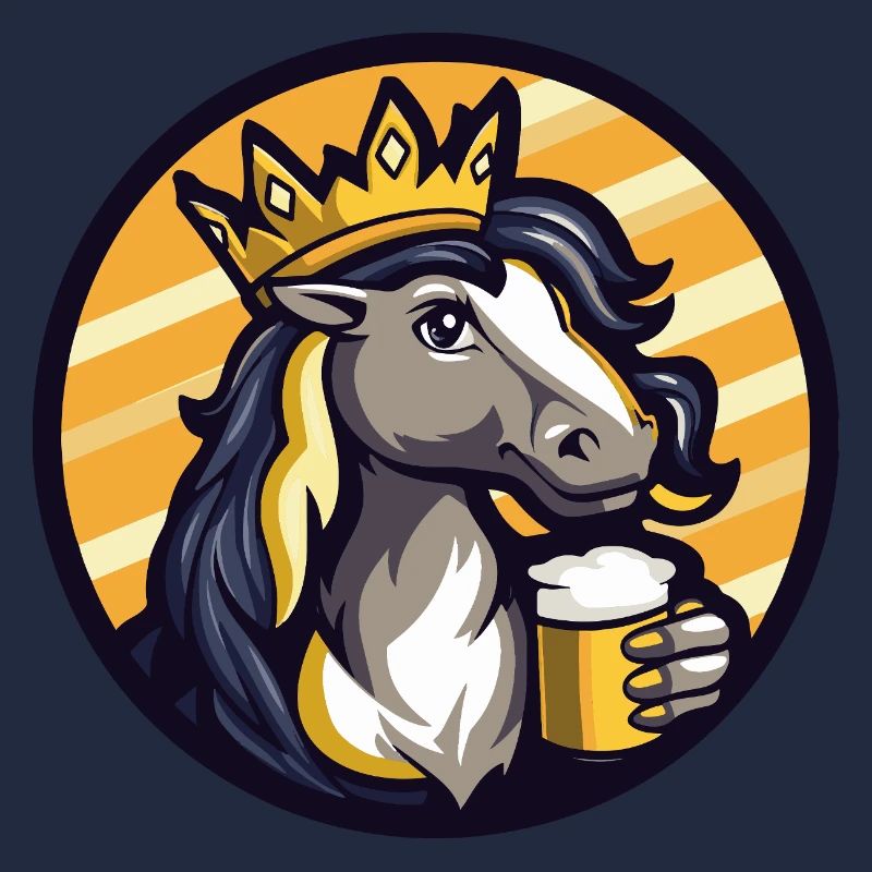 Pferd Bier