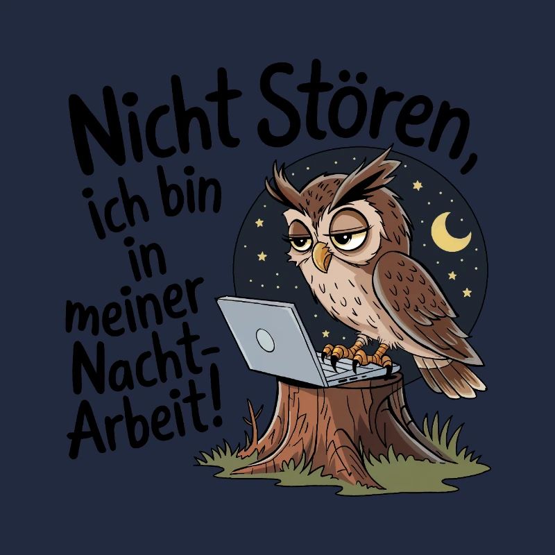 Eule auf Nachtschicht – Kaffee first!