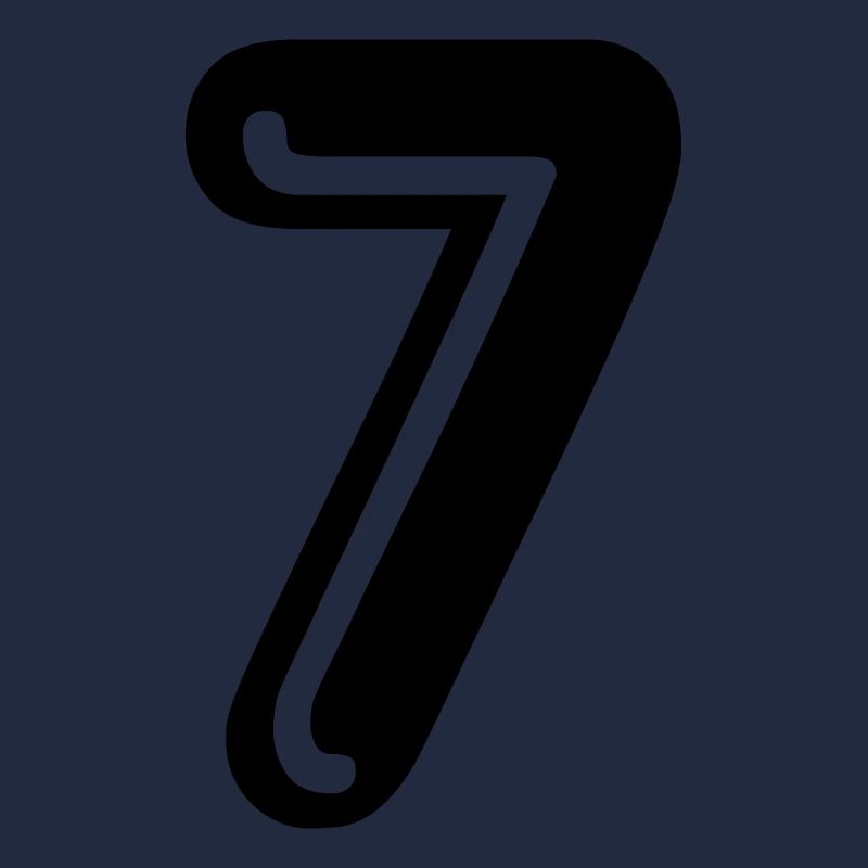 7 - back number