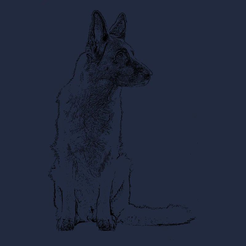 Schäferhund sitzend