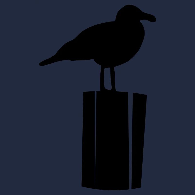 Möwe sitzend