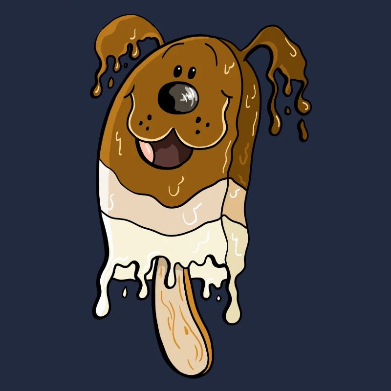 Hund am Stiel - Eis am Stiel - Eiscreme