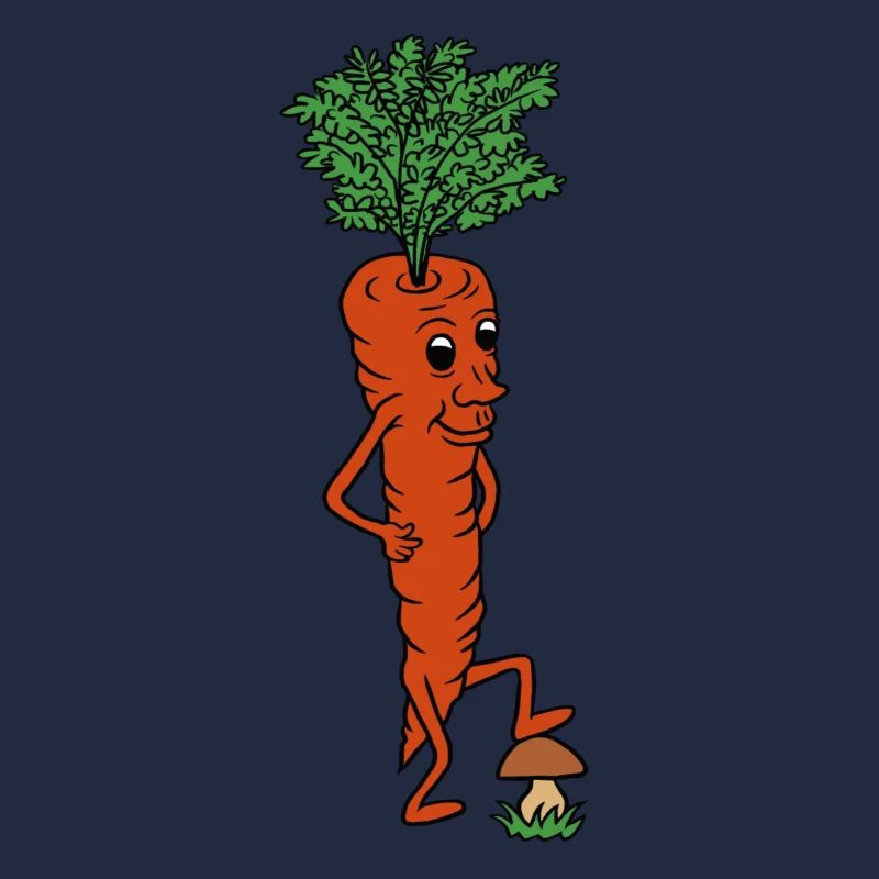 Happy Carrots Illustration