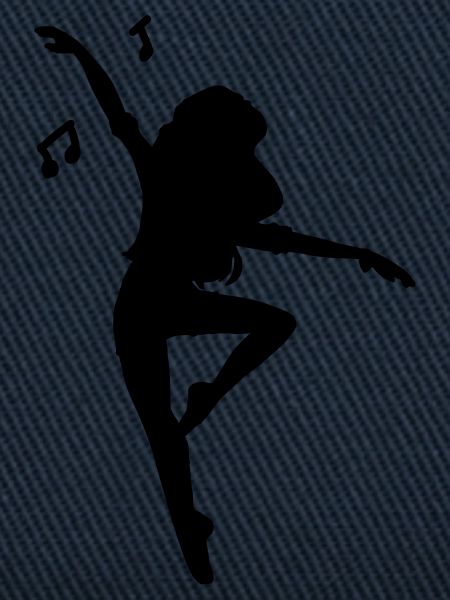 Silhouette women dance