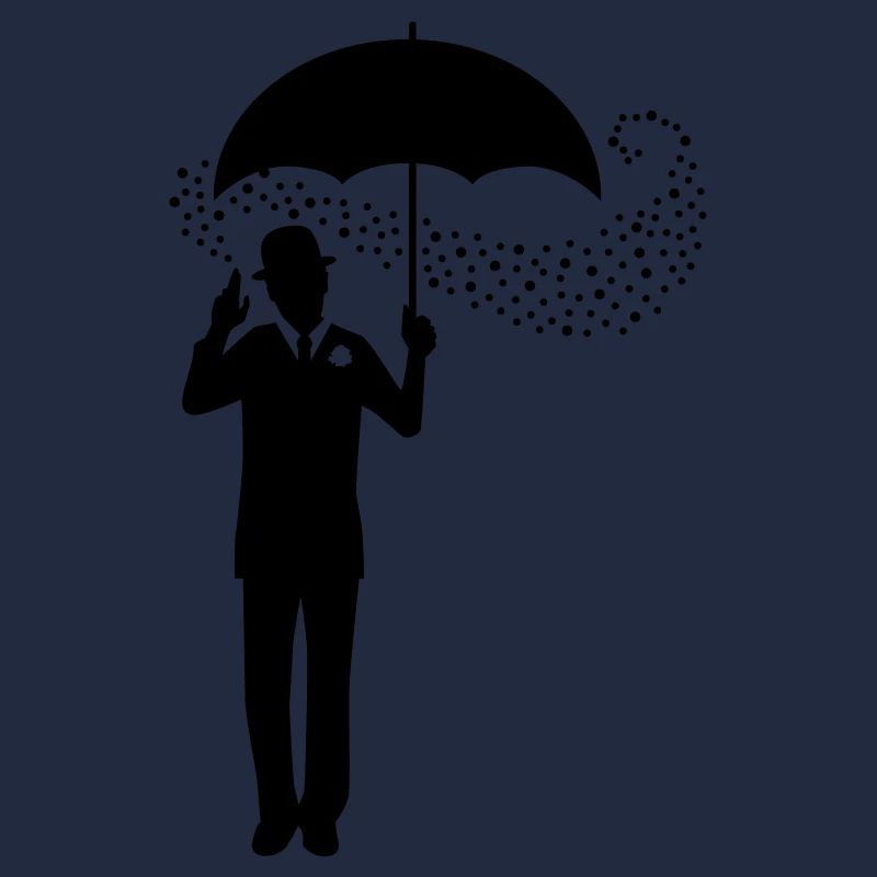 Zauberer - Regenschirm - Melone - Pantomime - 1C